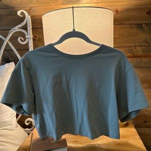 Lululemon lab cropped t shirt